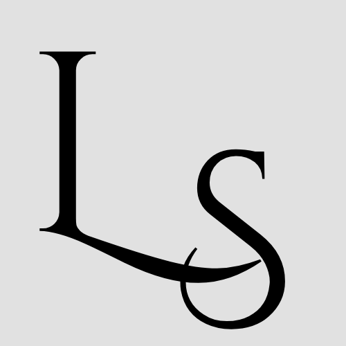 Lettre l et s sur un fond d'image